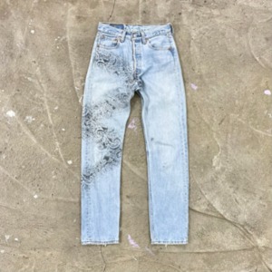 90&#039;s Levis 501 Customized Jean (Made in USA) - 28inch