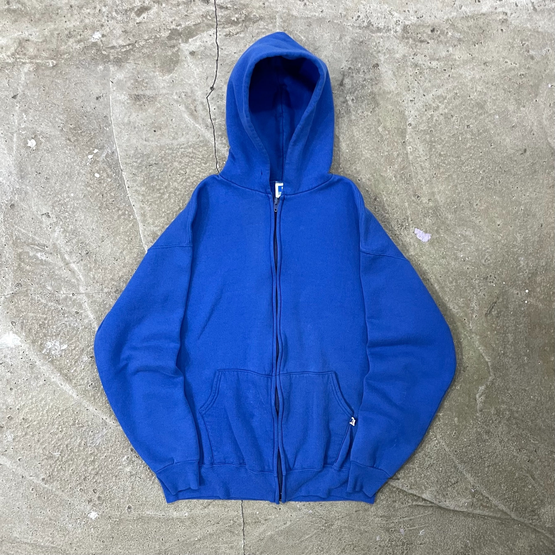 90&#039;s RUSSELL Sweat Zip Hoodie (Made in USA) - XL