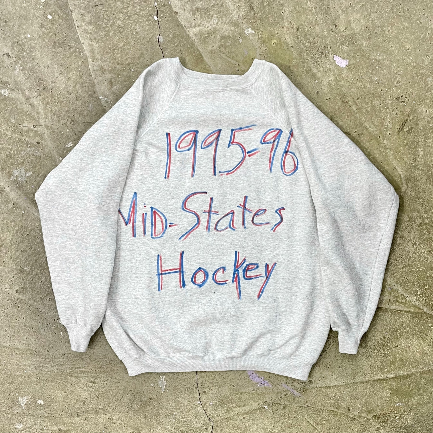 80&#039;s Handwriting Sweatshirt (Made in USA) - XXL