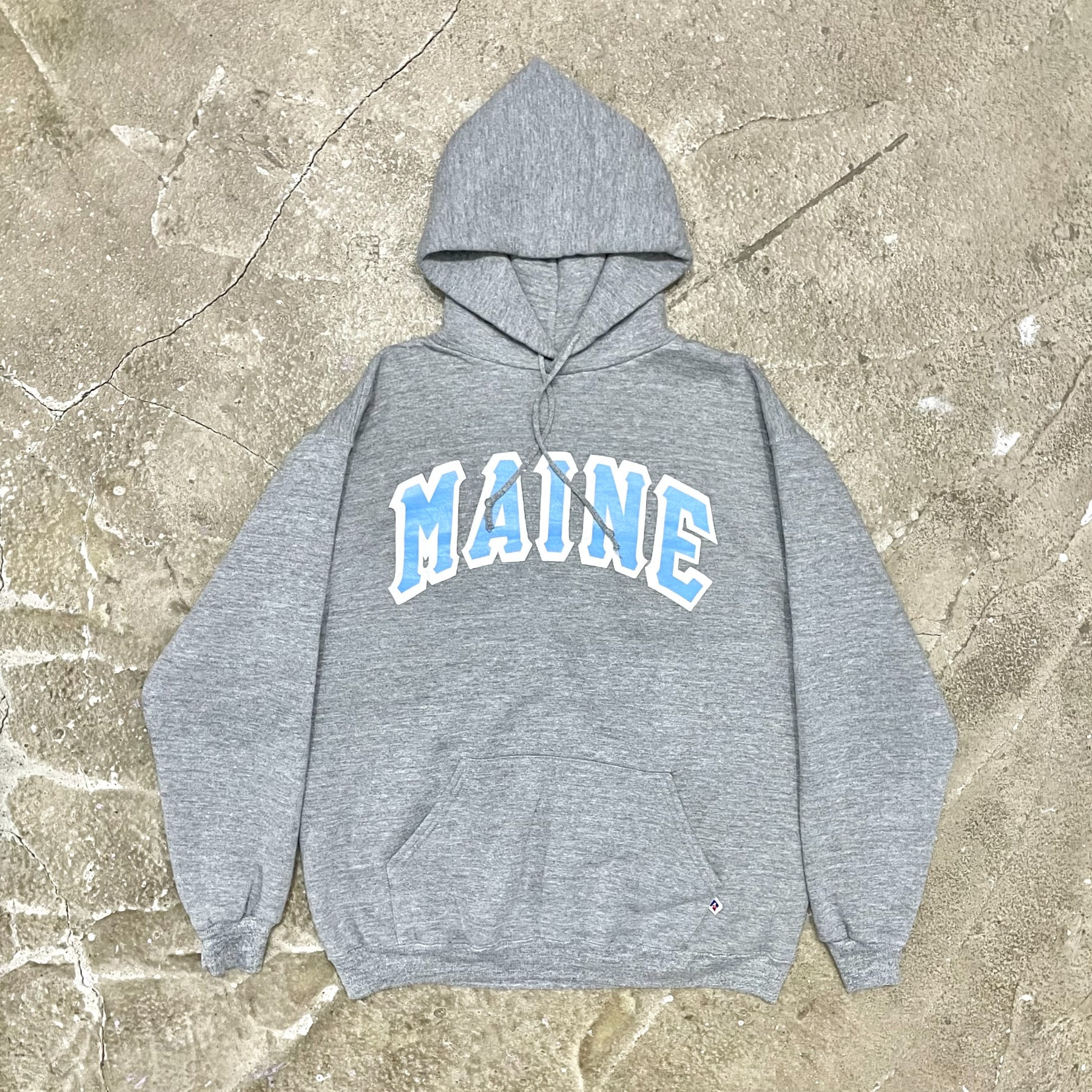 80&#039;s RUSSELL Maine Univ. Sweat Hoodie (Made in USA) - XL