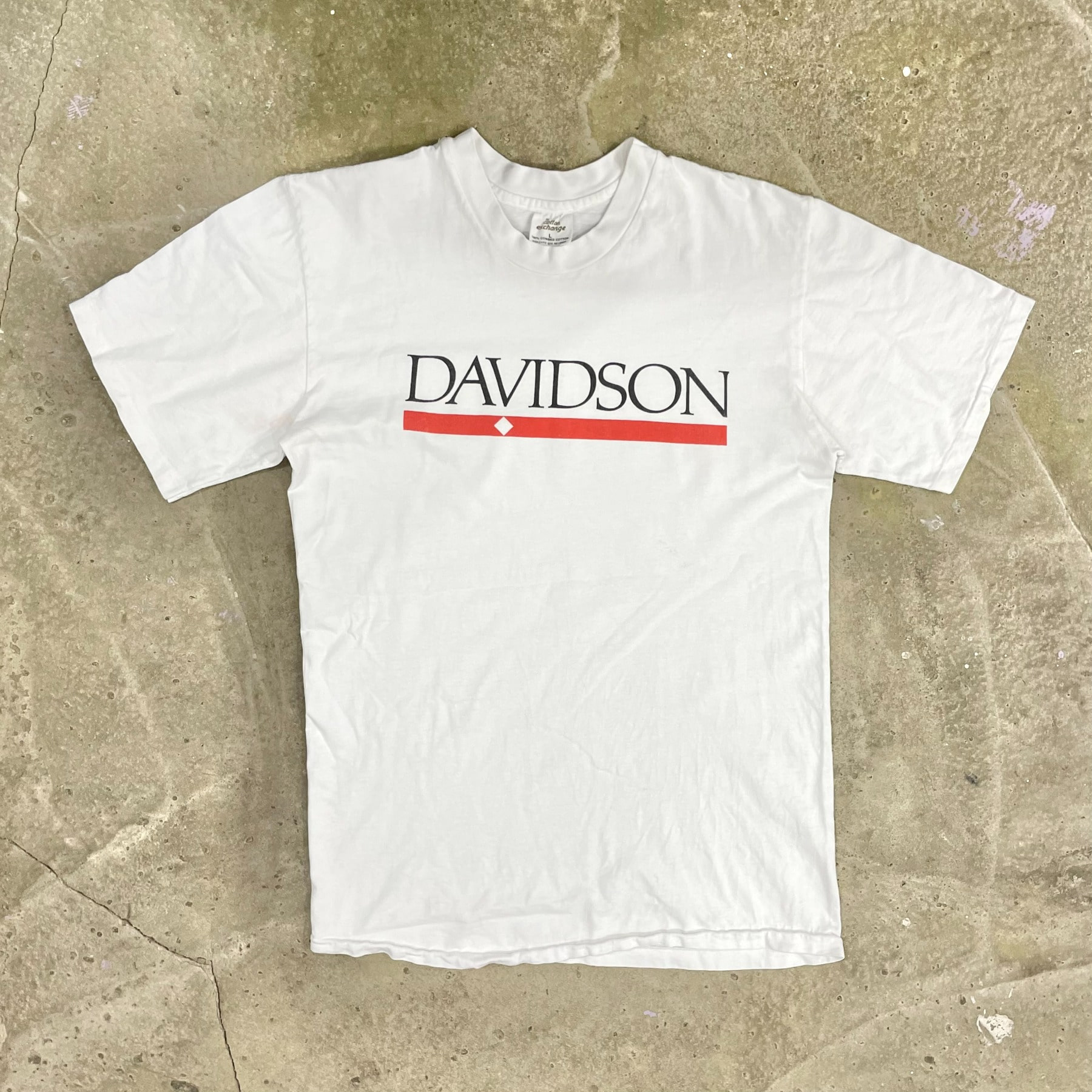 90&#039;s Davidson College Tee (Made in USA) - L