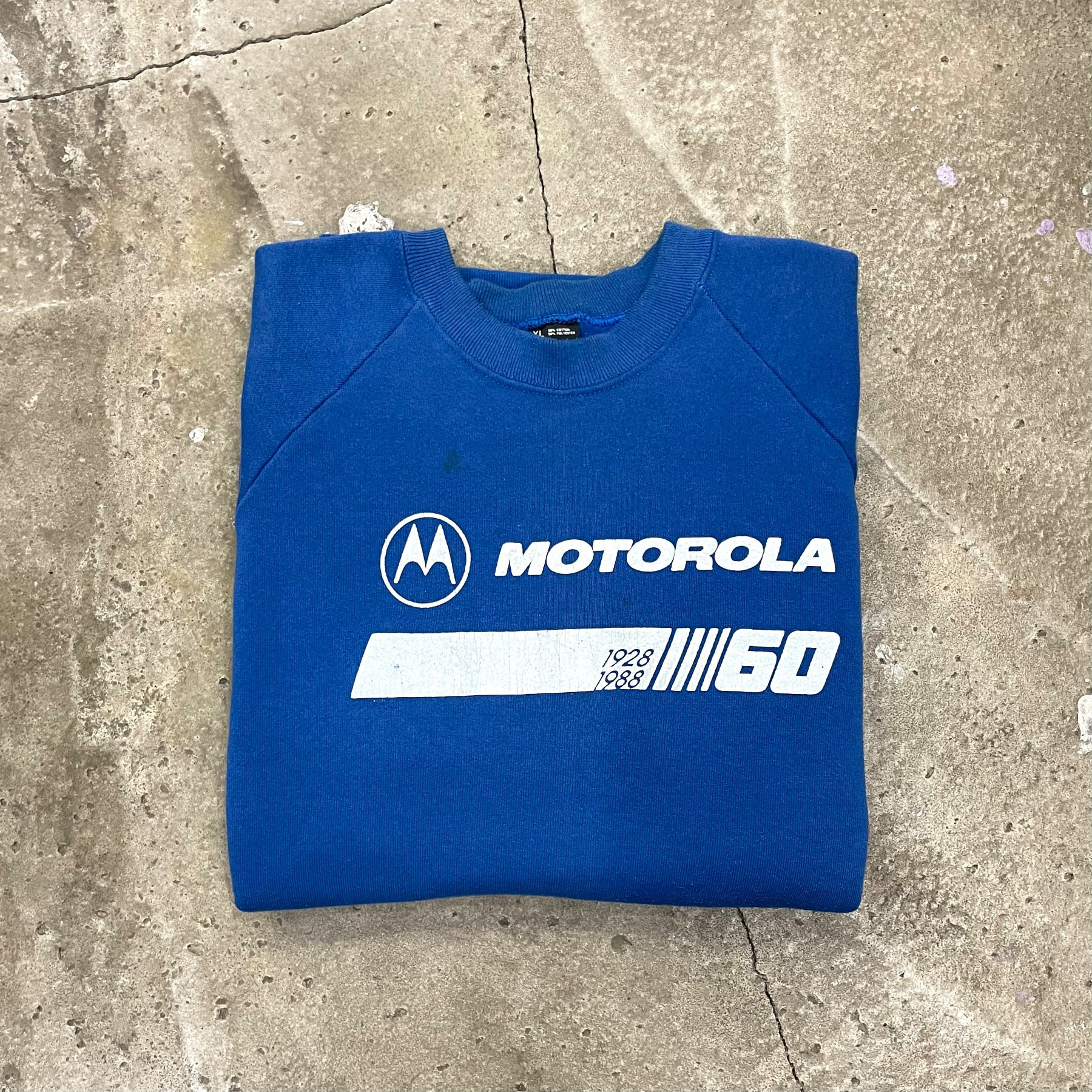 1988 Motorola 60th Anniv. Sweatshirt (Made in USA) - XL