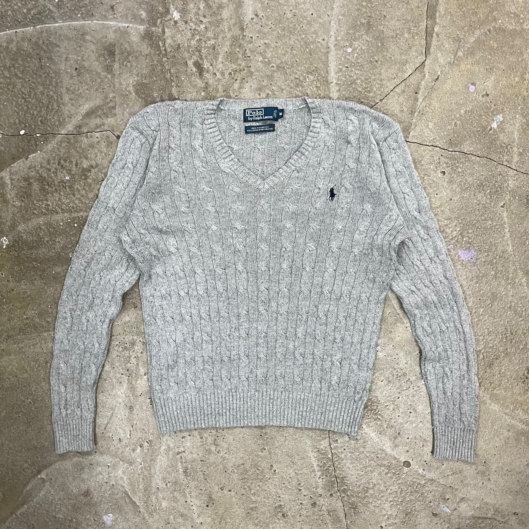 Polo Silk Sweater - M