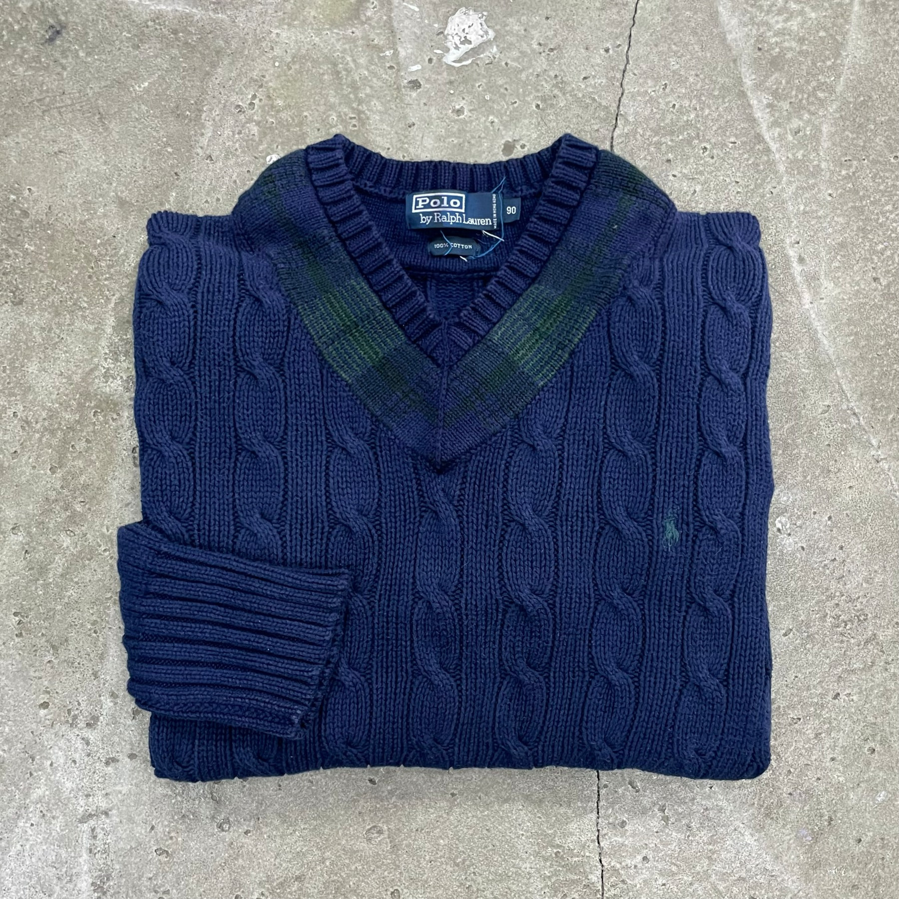 90-00&#039;s Polo Cotton Sweater - 90