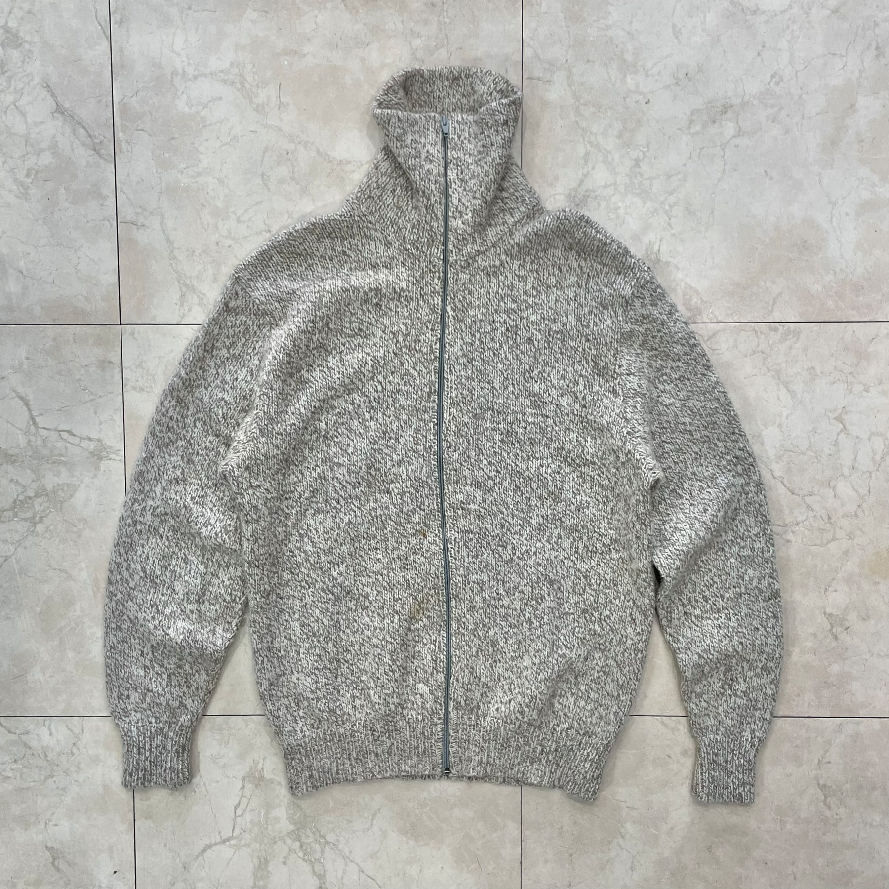 90&#039;s L.L.Bean Wool Zip Sweater - L