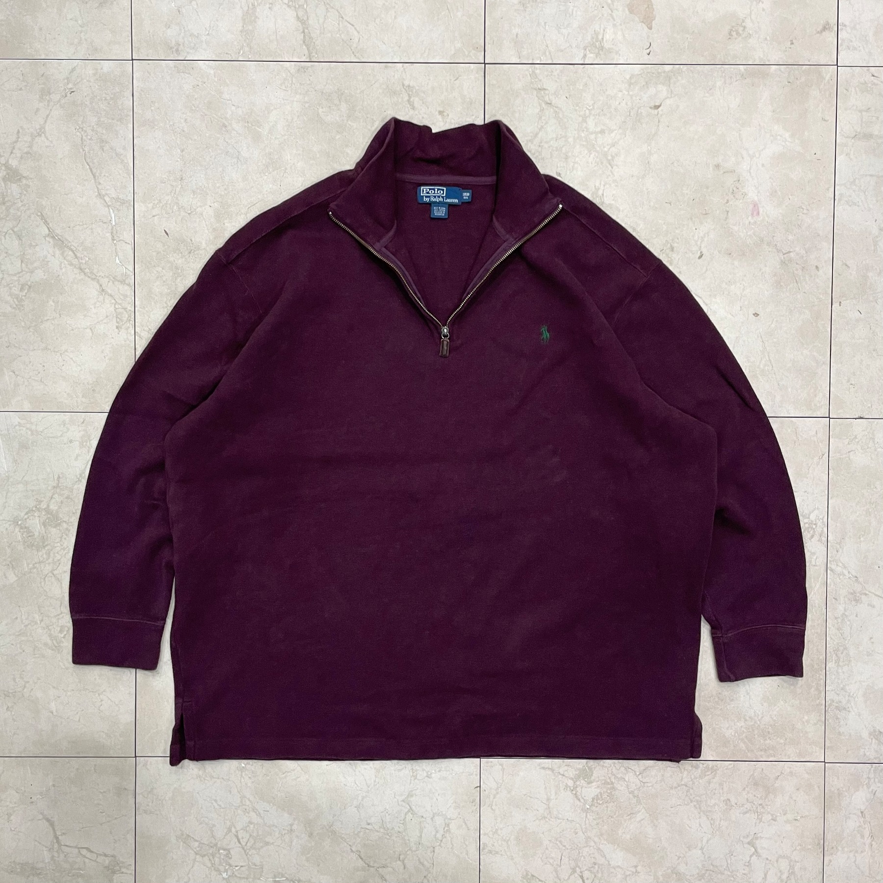90&#039;s Polo Cotton Pullover Sweater - 3XB