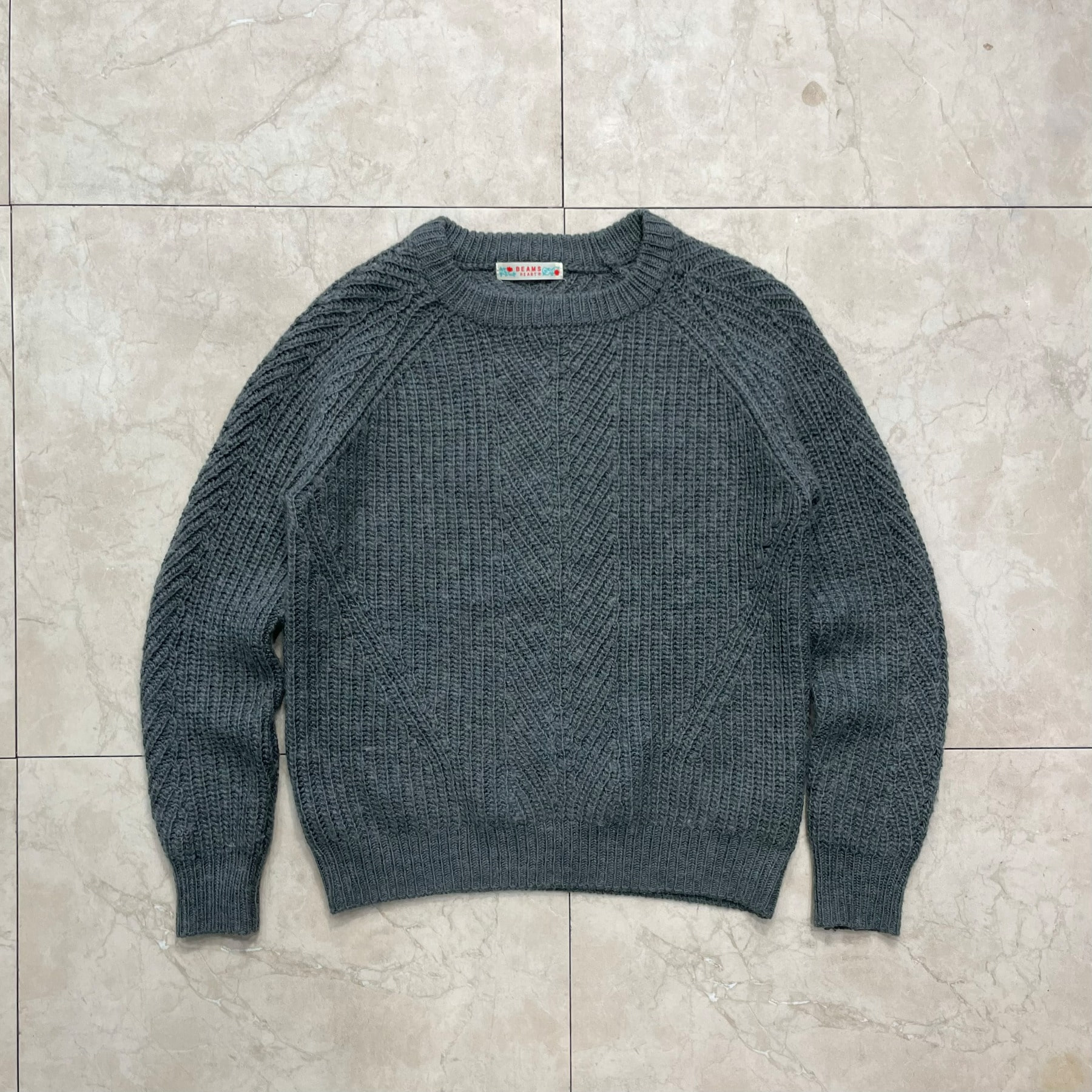 Beams Heart Acrylic Sweater - 90