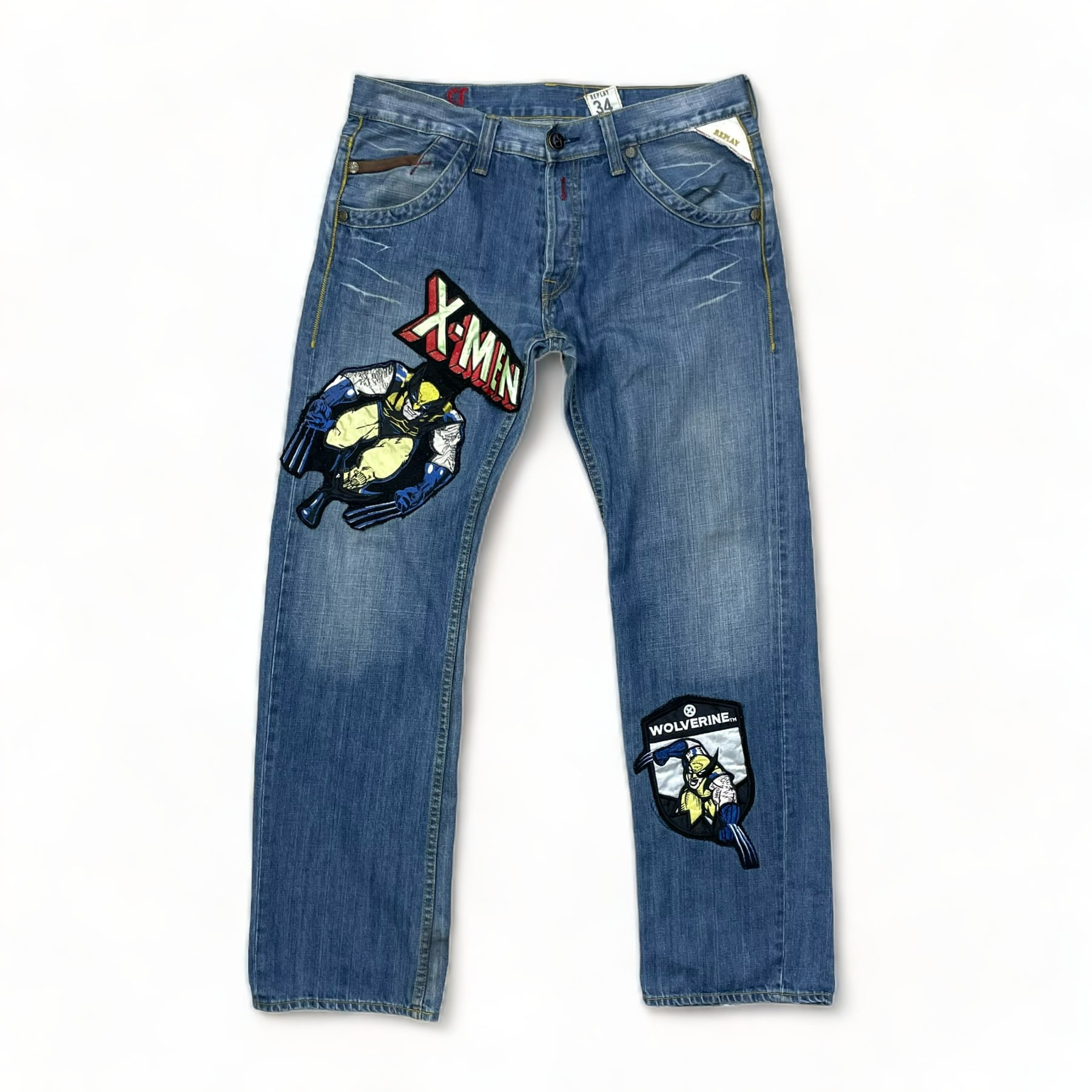 Replay X-Men Customized Jeans - 36inch