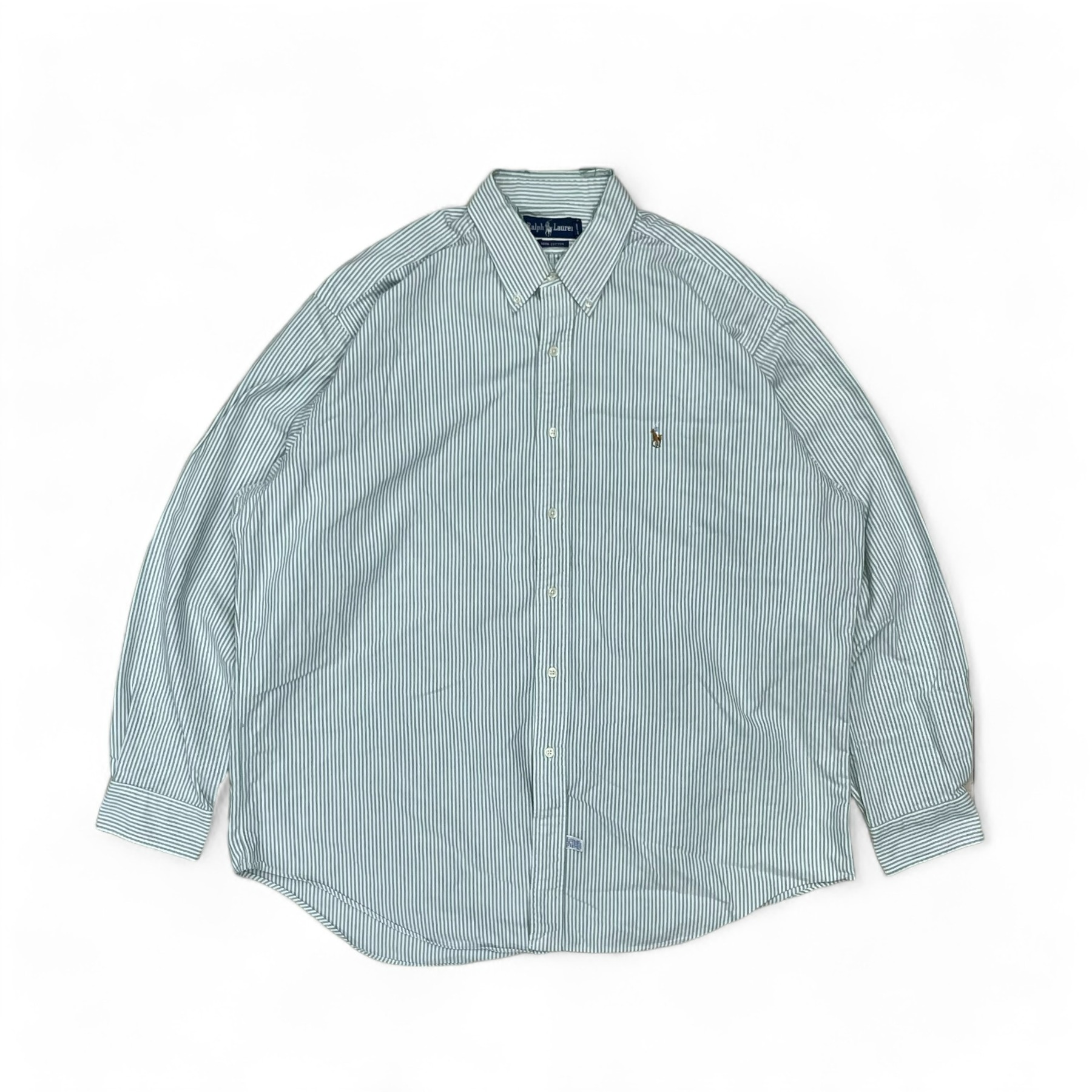 90&#039;s Polo Oxford Shirt - XL