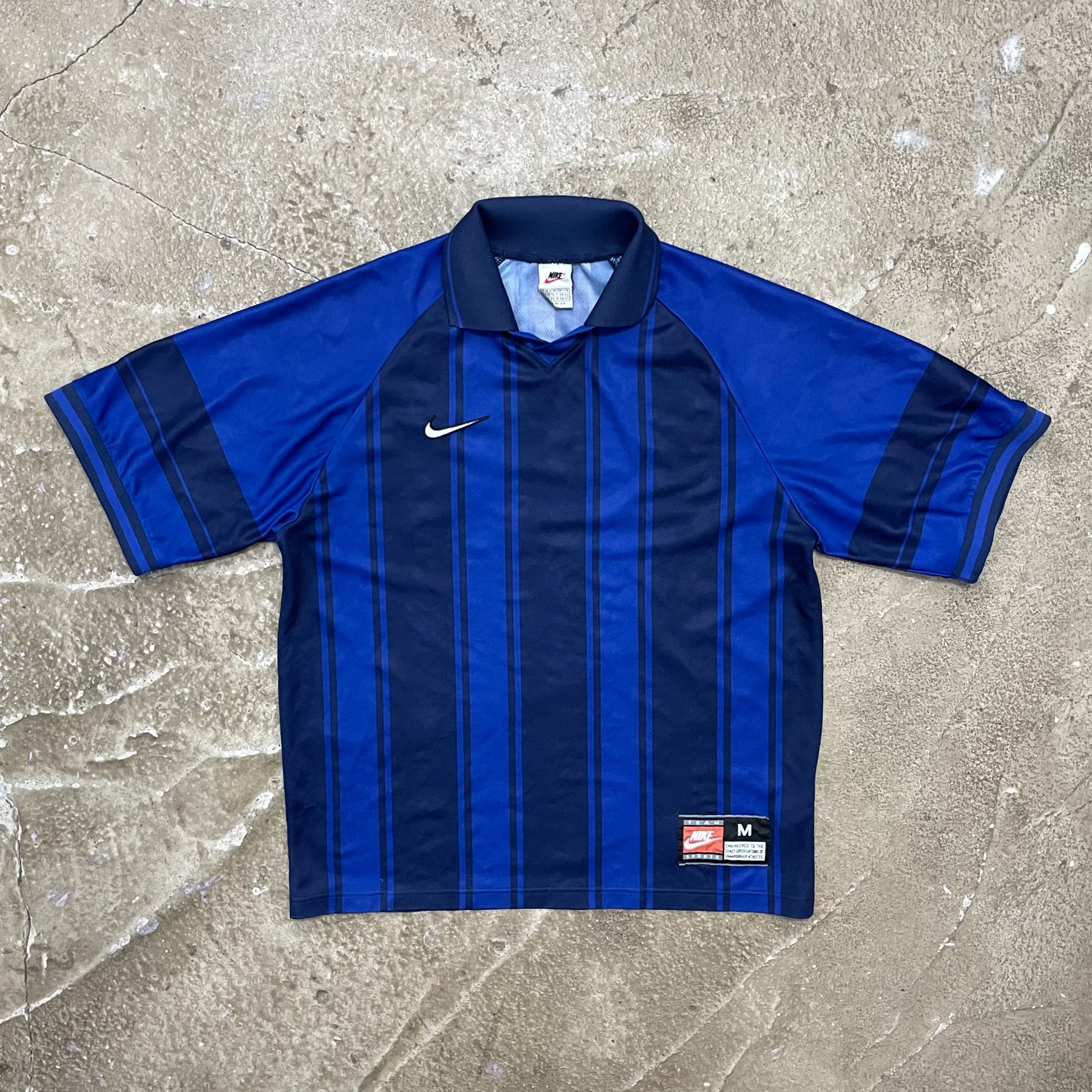 90&#039;s NIKE 1/2 Football Jersey (Made in UK) - M