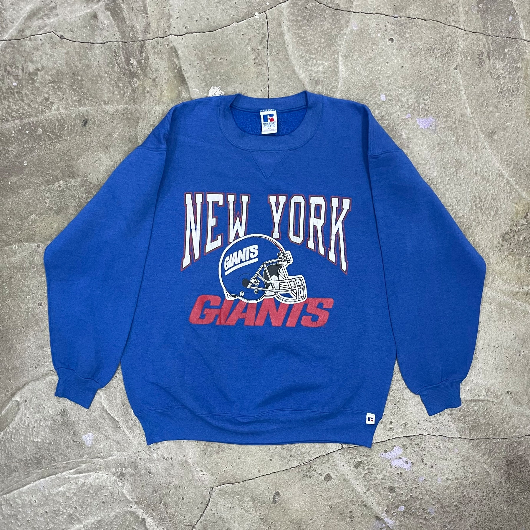 90&#039;s RUSSELL New York Giants Sweatshirt (Made in USA) - XL