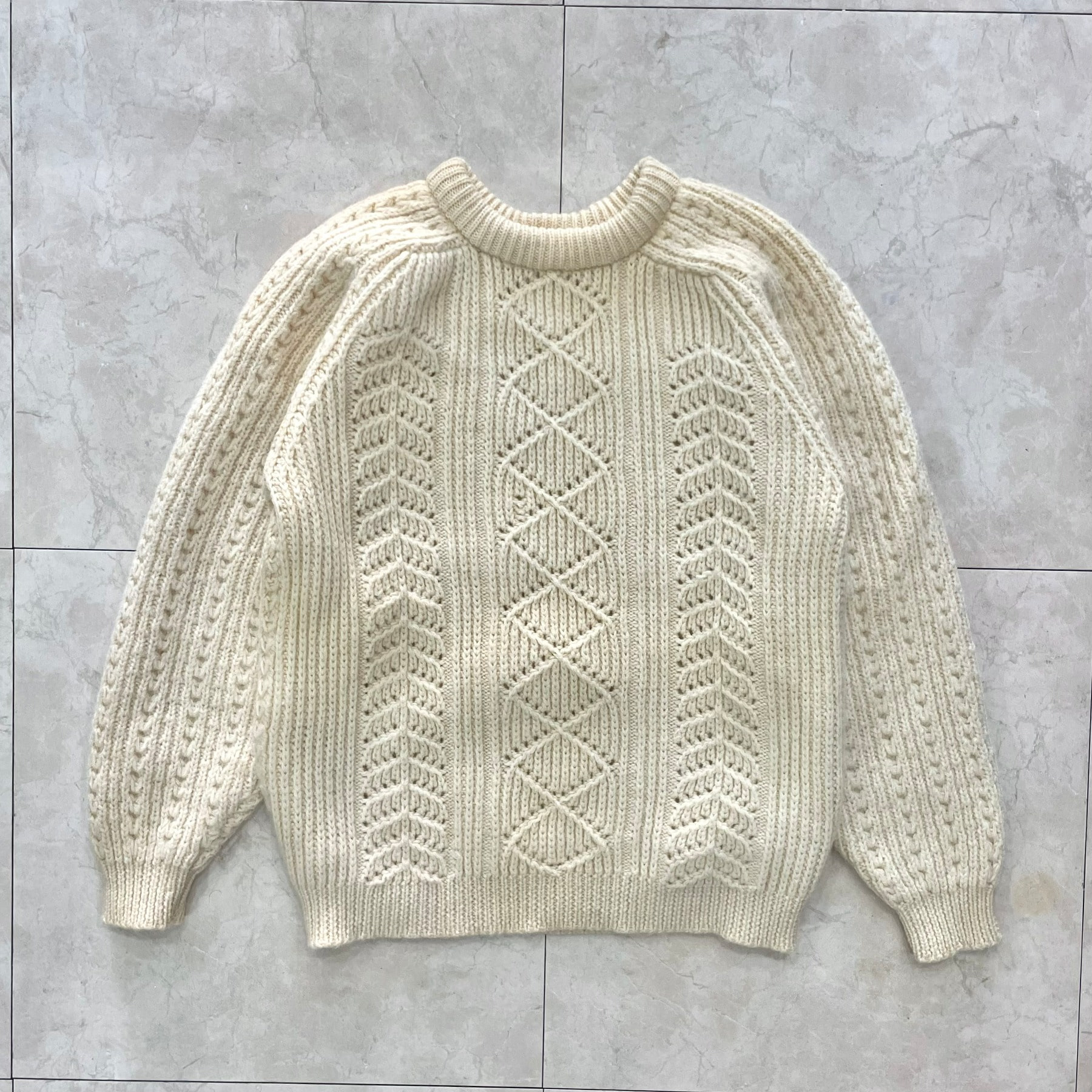 Vintage Fisherman Sweater (Made in UK) - L