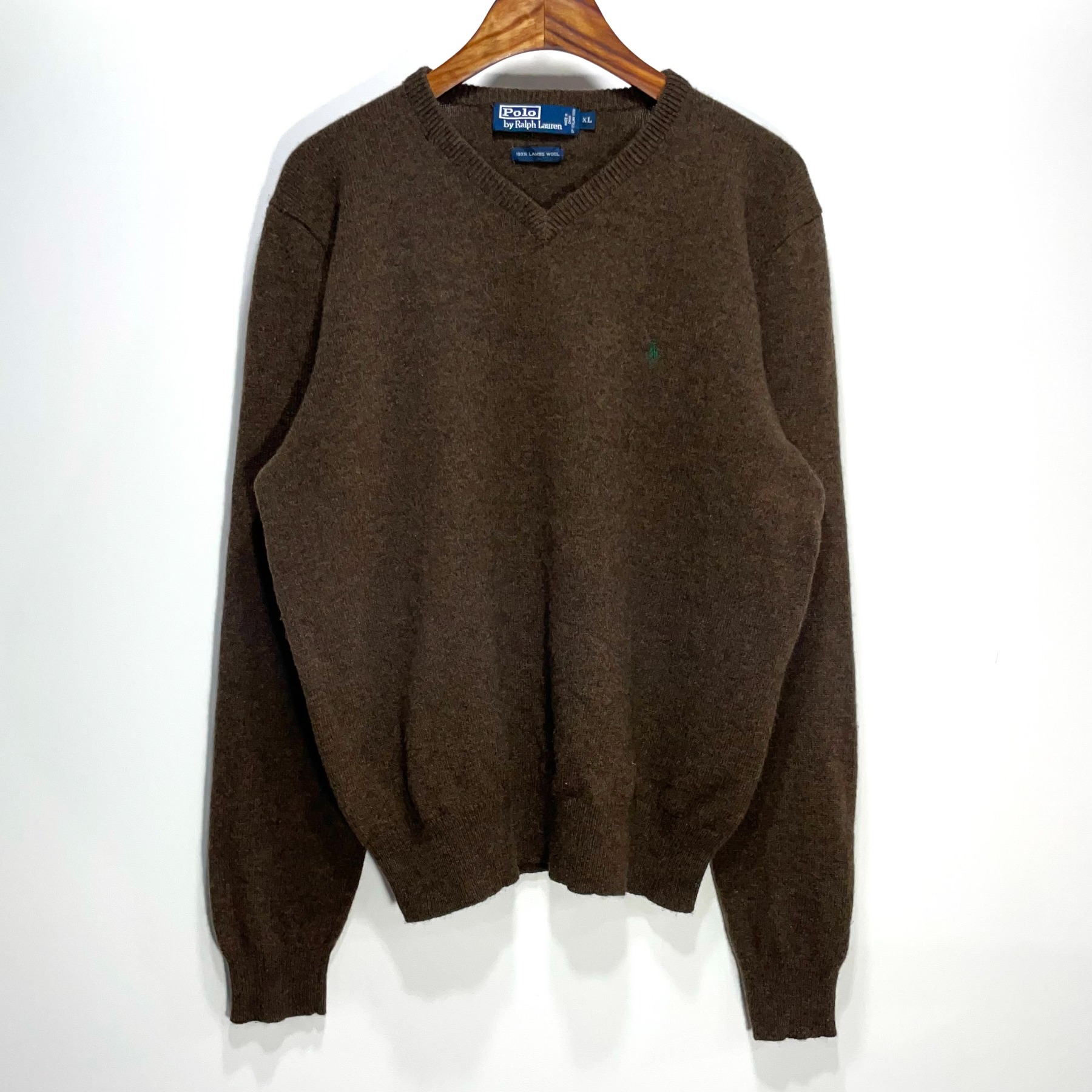 90&#039;s Polo Wool Sweater - XL
