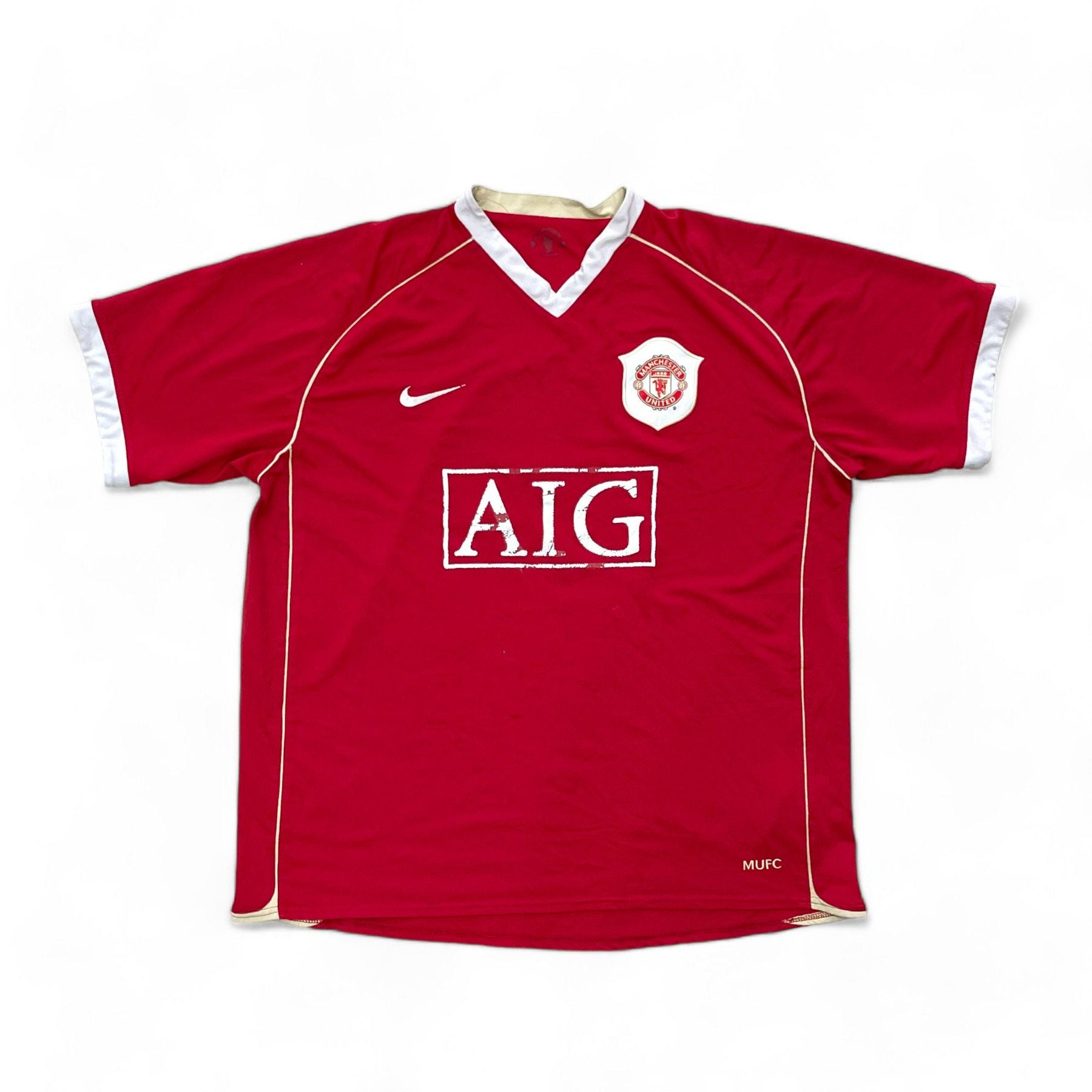06-07 Manchester United Home Uniform - XL