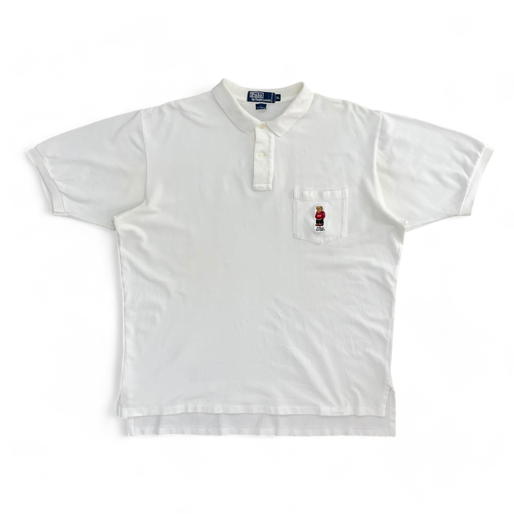 90&#039;s Polo Bear 1/2 PK Shirt - XL